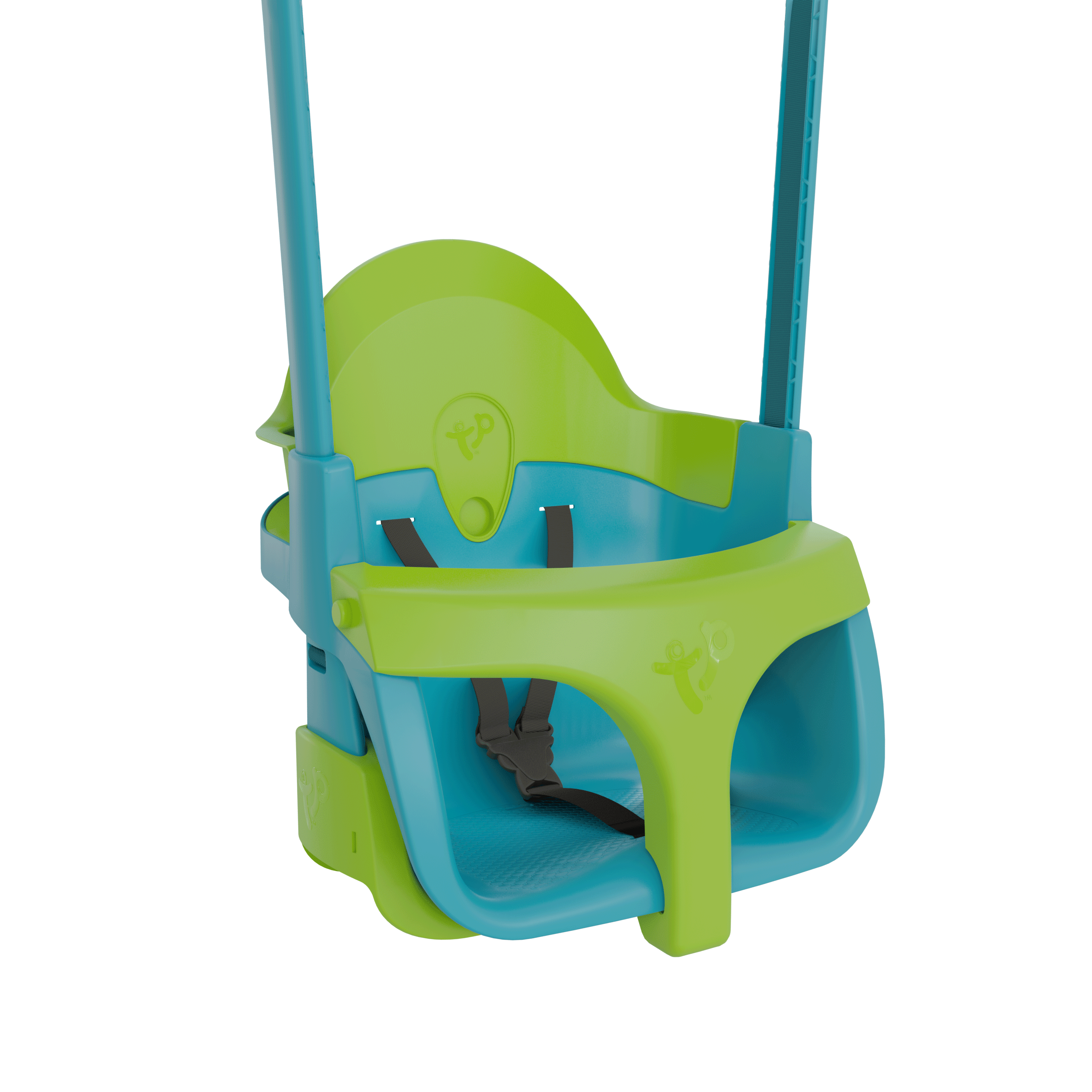 Siège balançoire bébé évolutif 3 en 1 | Sécurisé et réglable jusqu'à 6 an Couleur Tricolore
