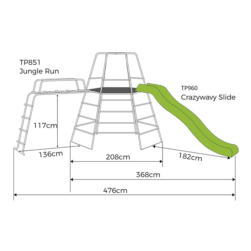 Aire de jeux évolutive avec ses dimensions, idéale pour aménager un espace de jeu sûr et amusant pour les enfants.