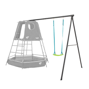 Bras de portique avec une balançoire attaché à la tour Explorer.