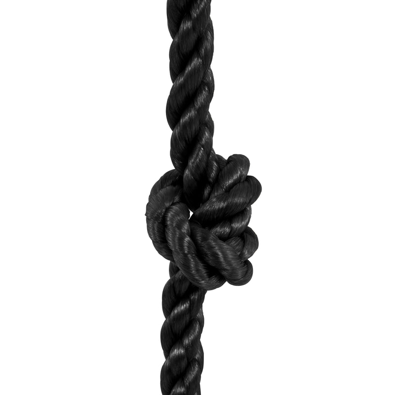 Détail du noeud de la corde à nœuds.