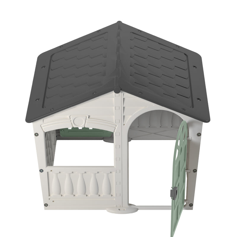 Maisonnette cabane plastique blanc crème SNOWDRIFT