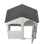 Maisonnette cabane plastique blanc crème SNOWDRIFT
