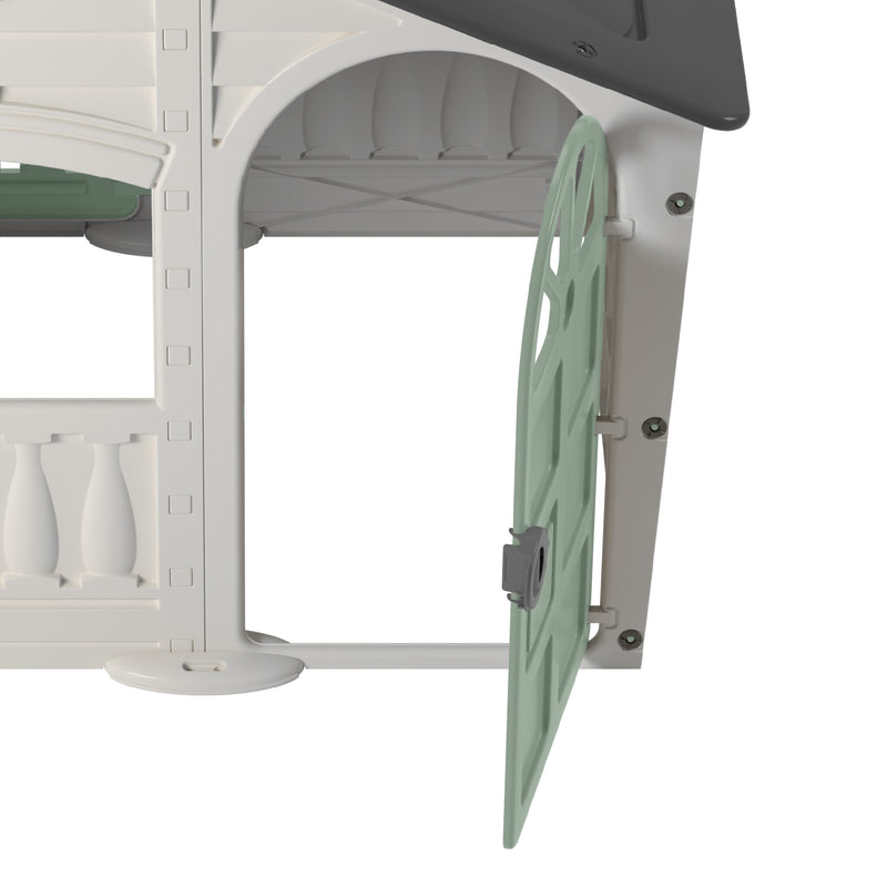 Maisonnette cabane plastique blanc crème SNOWDRIFT