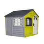 Maisonnette cabane plastique vert citron STORM