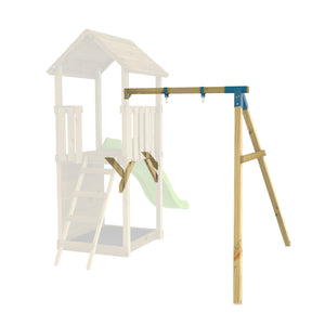 Portique simple à fixer sur la Tour Skywood, conçu pour accueillir différents sièges de balançoire.