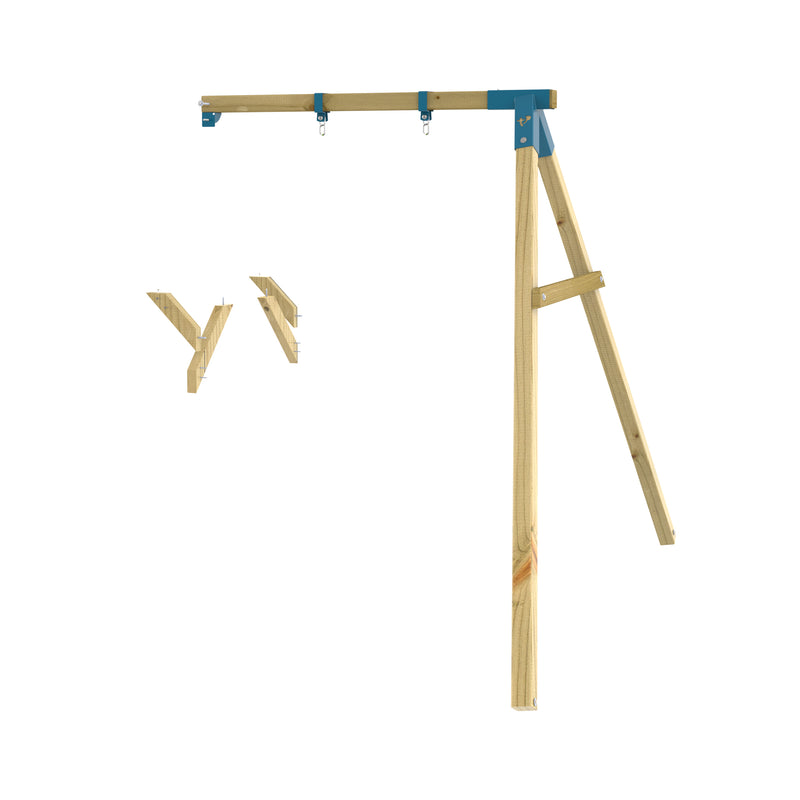 Portique simple à fixer sur la Tour Skywood, conçu pour accueillir différents sièges de balançoire.