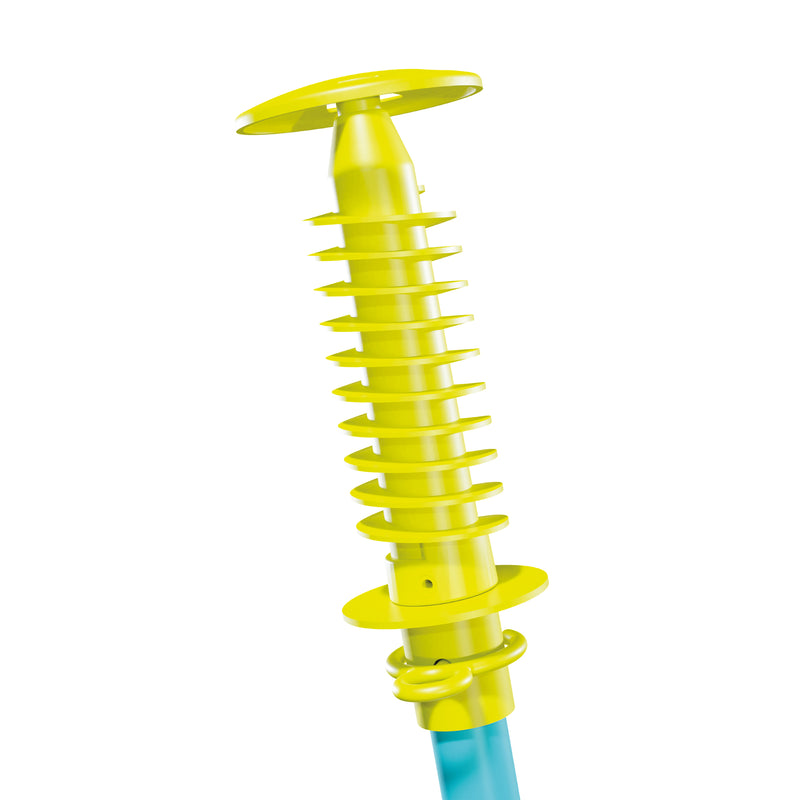 Poteau Swingball 2-en-1 pour le jeu en plein air, garantissant stabilité et sécurité pendant les parties.