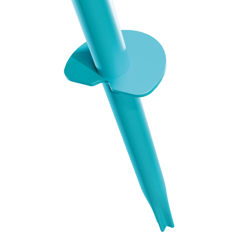 Poteau Swingball 2-en-1 pour le jeu en plein air, garantissant stabilité et sécurité pendant les parties.