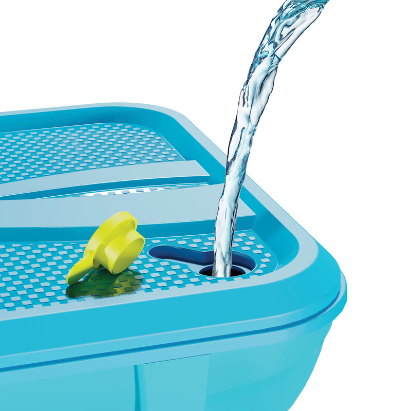 Base du Swingball remplie d’eau pour plus de stabilité.