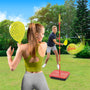 Jeu Swingball classique pour l’extérieur, offrant une activité sportive amusante pour enfants et adultes.