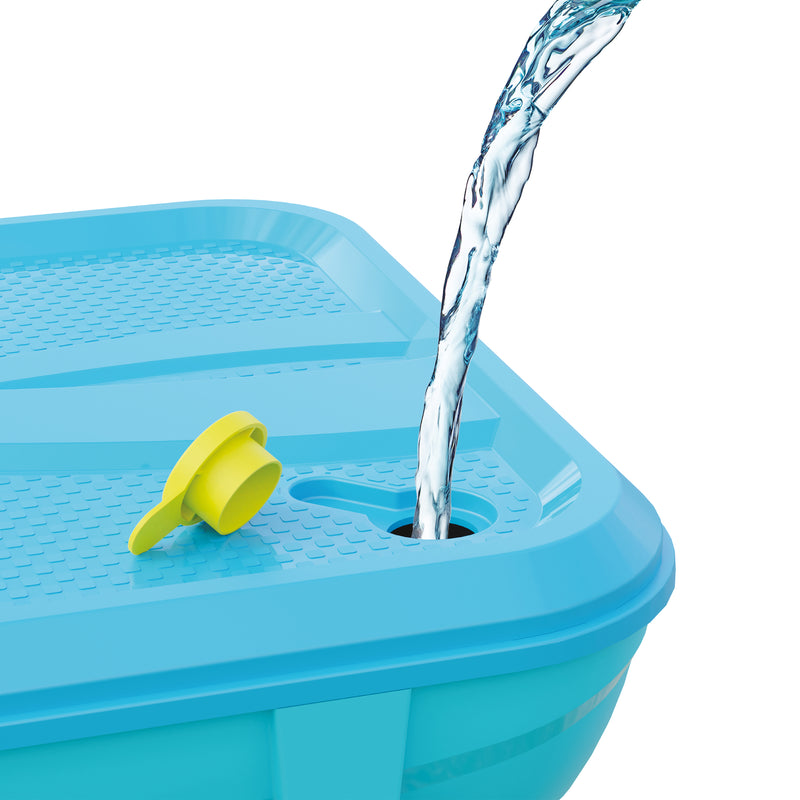 Base du Swingball remplie d’eau pour plus de stabilité.