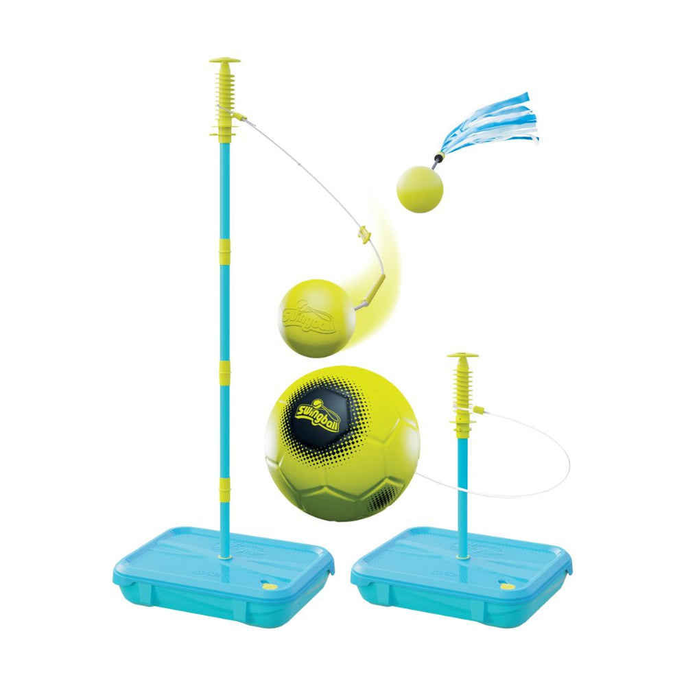 Set de jeux multisports Swingball® 3 en 1 toutes surfaces - speedball tennis, foot et tailball