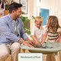 Table de jeux 4 en 1 Montessori avec tabouret en bois FSC®