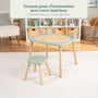 Tabouret d'intérieur en bois FSC®
