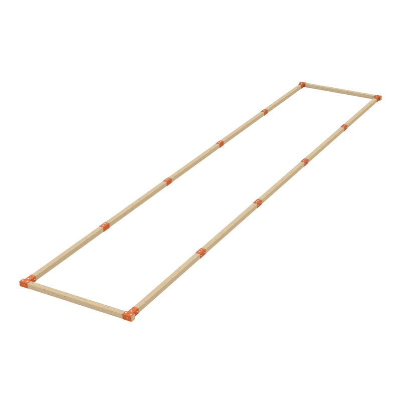 Terrain de pétanque en kit bois FSC - 10 x 2 m