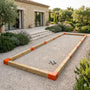 Terrain de pétanque en kit bois FSC - 10 x 2 m