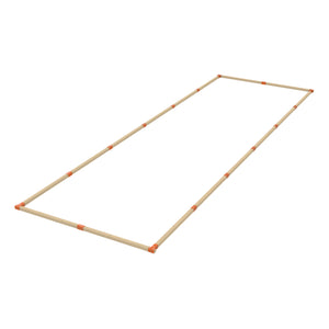 Terrain de pétanque en kit bois FSC - 12 x 4 m
