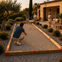 Terrain de pétanque en kit bois FSC - 12 x 4 m