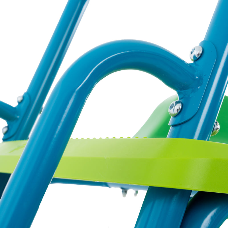 Toboggan ondulé 300 cm avec 5 marches