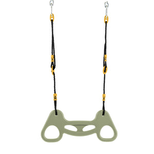 Trapèze 3 en 1 pour portiques de 190 à 250 cm, permettant de se suspendre ou de se balancer.