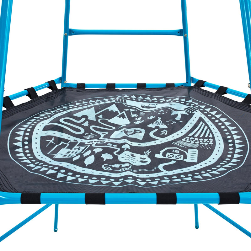 TP Toys Explorer TP852 Cadre d'escalade en métal avec plateforme et tanière | 18 mois - 12 ans - pleine hauteur | Bleu | Jouets d'extérieur et de jardin pour enfants TP Toys Explorer TP852 Cadre d'escalade en métal avec plateforme et tanière | 18 mois - 12 ans - pleine hauteur | Bleu | Jouets d'extérieur et de jardin pour enfants