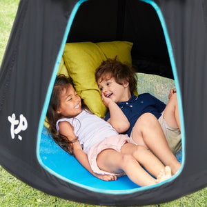 Balançoire tente enfant AIR IGLOO noir h190-250 cm