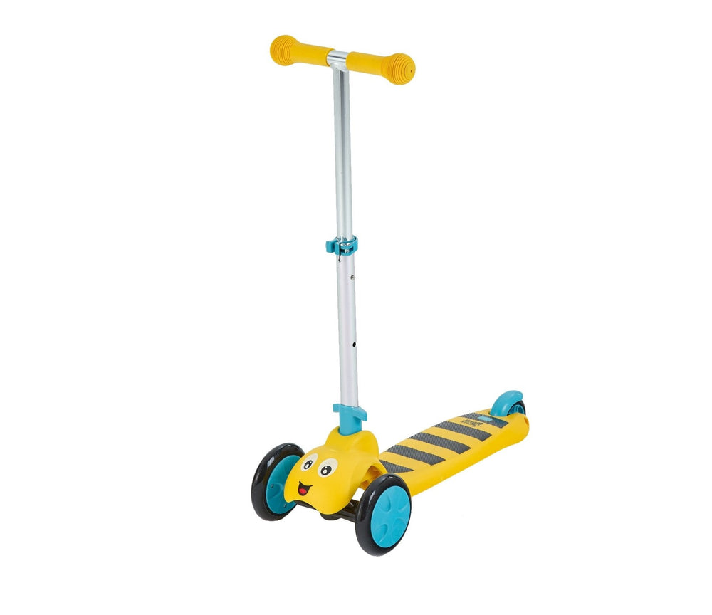 Trottinette enfant 3 roues SCOOTIE BUG BUMBLE jaune et bleu